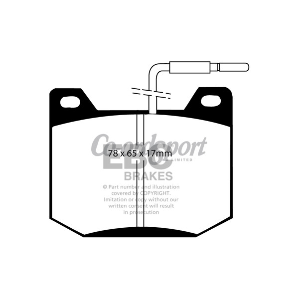 EBC Ultimax OEM Replacement Brake Pads image