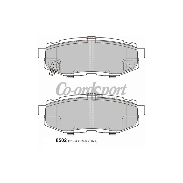 PBS Rear Pads FT86 GT86 12- image