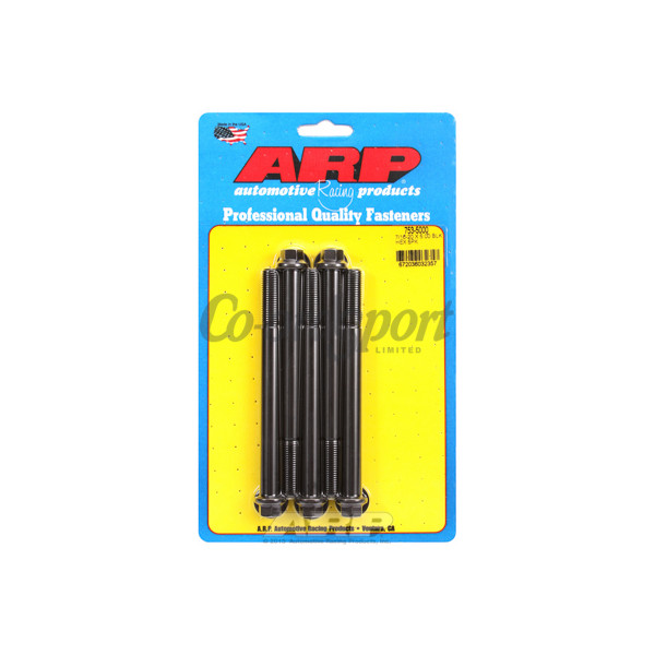 ARP 7/16-20 x 5.000 hex black oxide bolts image