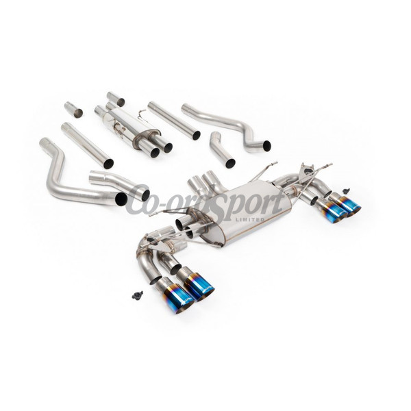 Milltek Exhaust - OPF GPF Back Resonated Valved System with Quad image