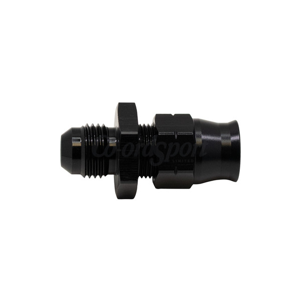 DW 6AN Male Flare to 3 8 Inch Hardline Compression Adapter Incl image