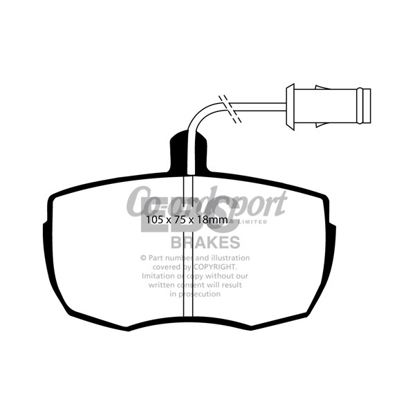 EBC Ultimax OEM Replacement Brake Pads image