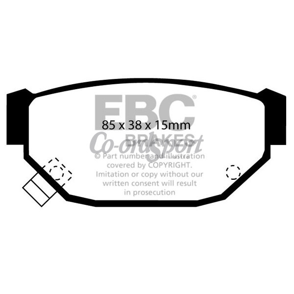 EBC Ultimax OEM Replacement Brake Pads image