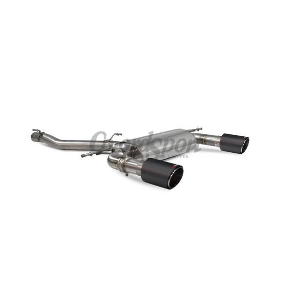 Scorpion Non-res cat-back system with electronic valves for Audi image
