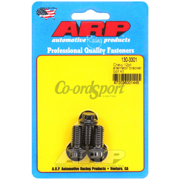 ARP Chevy 12pt alternator bracket bolt kit image