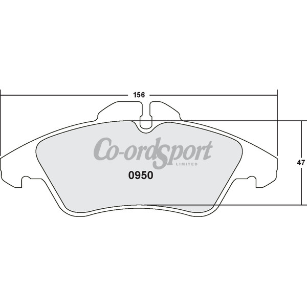 PFC 950 Z-Rated Brake Pad Set image