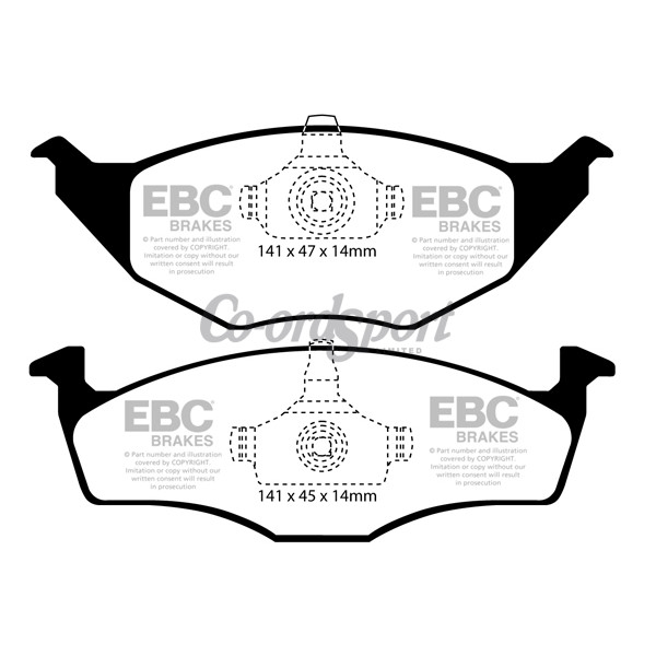 EBC Ultimax OEM Replacement Brake Pads image