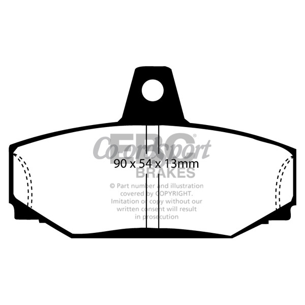 EBC Ultimax OEM Replacement Brake Pads image