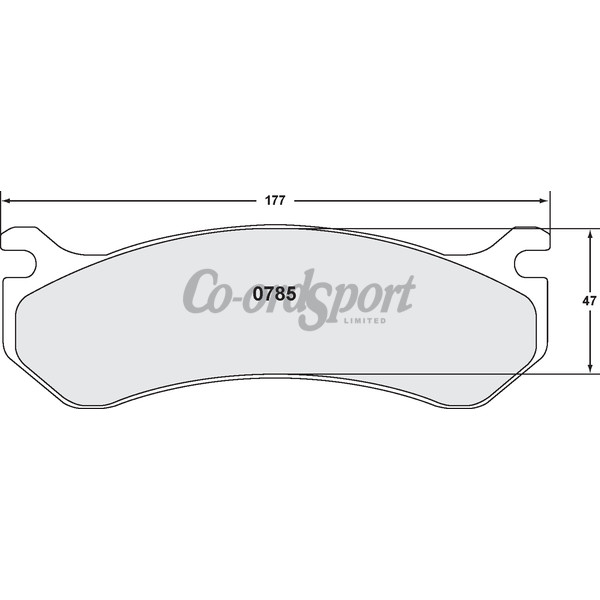 PFC 785 Carbon Metallic Brake Pad Set image