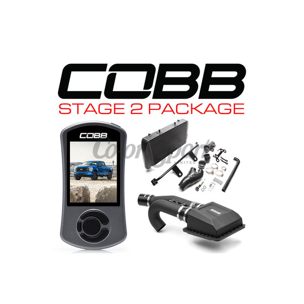 COBB Stage 2 Power Package Black FMIC (w/ HCT Intake) Ford F-150 image