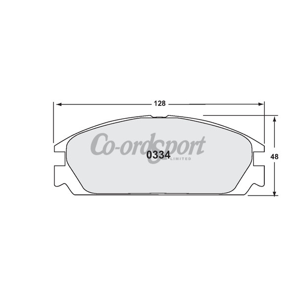 PFC 0334 RACE PAD SET - 90 CMPD 15 MM image