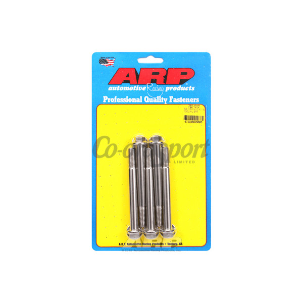 ARP M10 x 1.50 x 100 hex SS bolts image