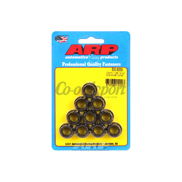 ARP M12 X 1.25 12pt nut kit image