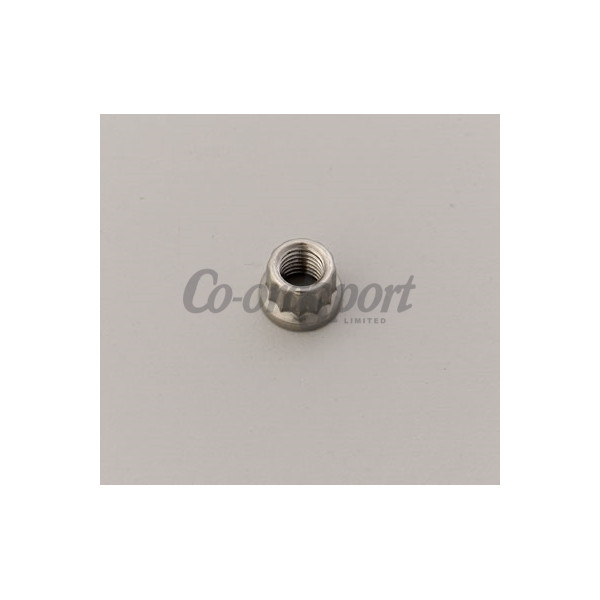 ARP NUT 12-Pt Head S/S Polished 1/4 in.-28 RH Thread EACH image