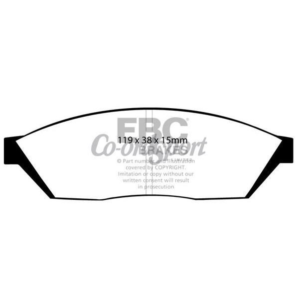 EBC Ultimax OEM Replacement Brake Pads image