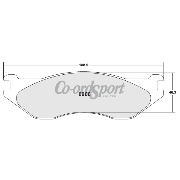 PFC 966 Carbon Metallic Brake Pad Set image