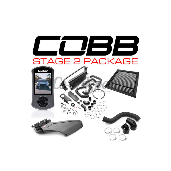 COBB Subaru Australia Stage 2 Power Package Black (FMIC) Gloss Ca image