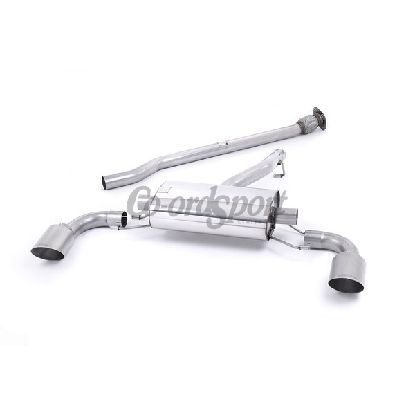 Milltek Non Resonated Cat-back Exhaust GR86 Brushed Ti Tips image