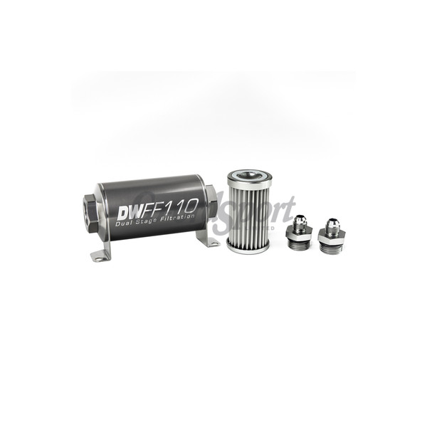 DW -6AN  5 micron  110mm In-line fuel filter kit image