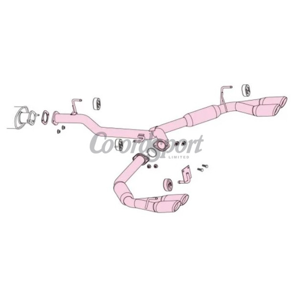 Fujitsubo Authorize S Exhaust NISSAN ELGRAND HIGHWATSTAR 3.5 PE P image