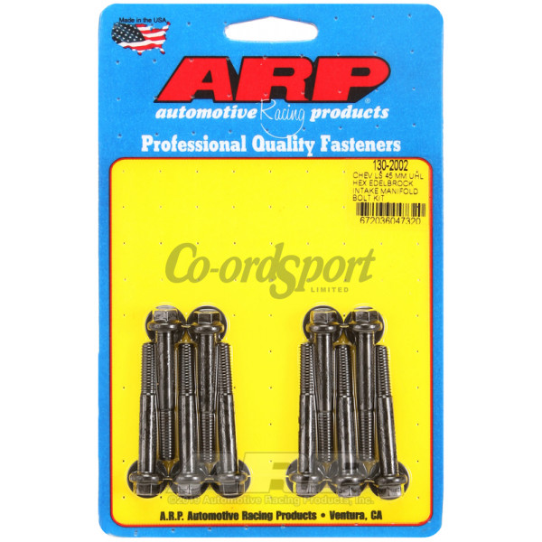 ARP Chevy LS 45mm UHL hex Edelbrock intake manifold bolt kit image