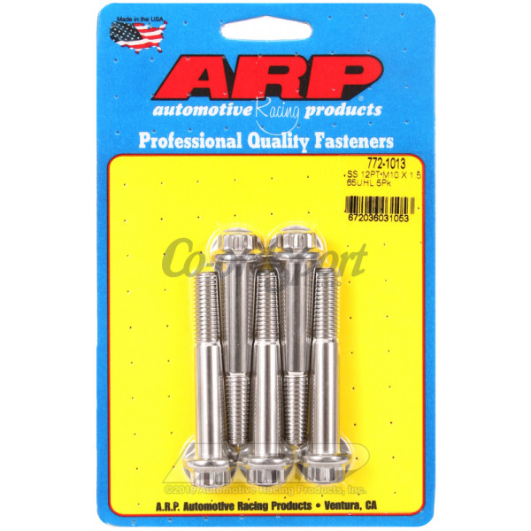 ARP M10 x 1.50 x 65 12pt SS bolts image