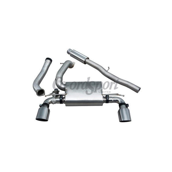 COBRA Ford Focus RS (Mk3) (15 - 18) Cat Back System (Resonated) image