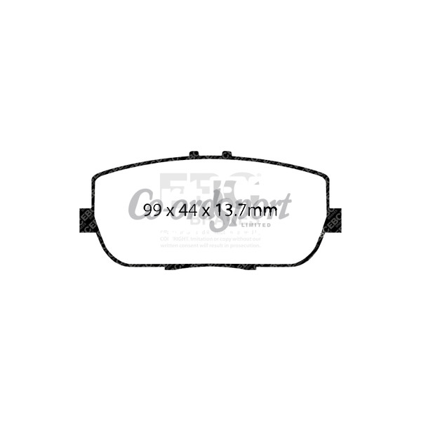 EBC Yellowstuff Street and Track Brake Pads image