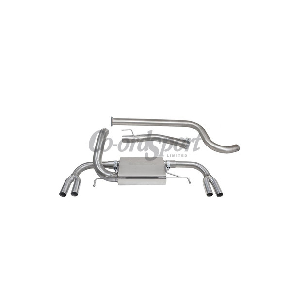 COBRA Vauxhall Astra J VXR (12 - 19) Cat Back System - Non-Res image