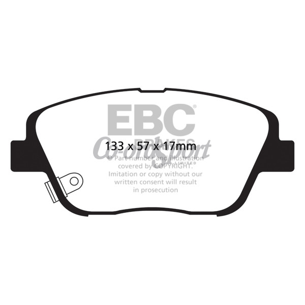 EBC Ultimax OEM Replacement Brake Pads image