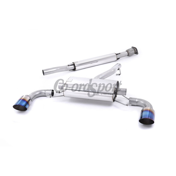 Milltek Sport Resonated quieter Burnt Titanium - ECE - GR86 image