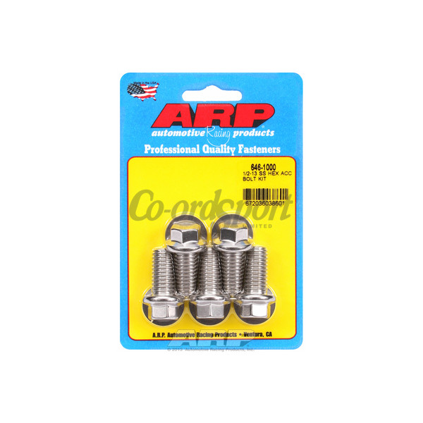 ARP 1/2-13 X 1.000 hex SS bolts image