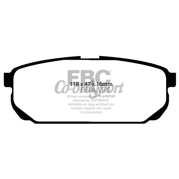 EBC Ultimax OEM Replacement Brake Pads image