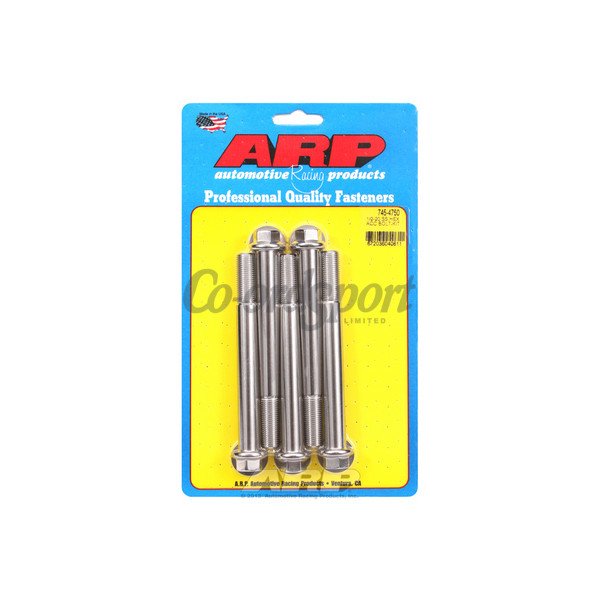 ARP 1/2-20 x 4.750 hex SS bolts image