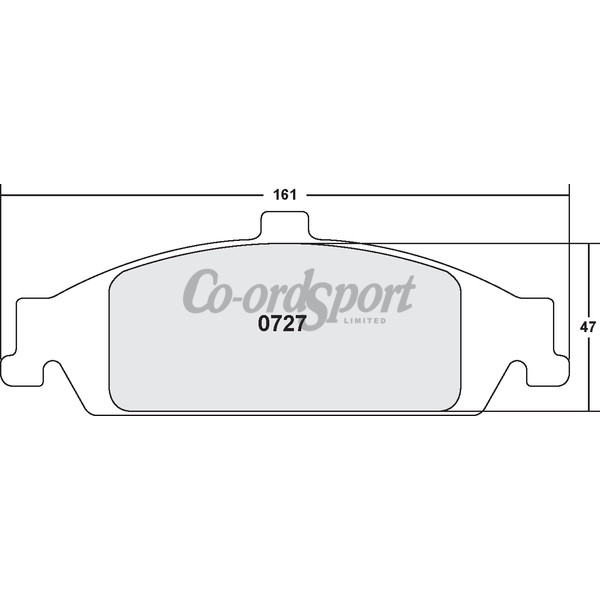 PFC 727 Carbon Metallic Brake Pad Set image