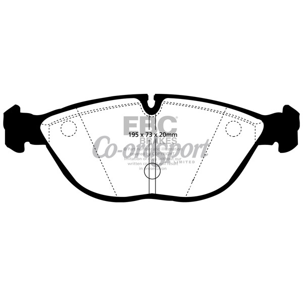 EBC Ultimax OEM Replacement Brake Pads image