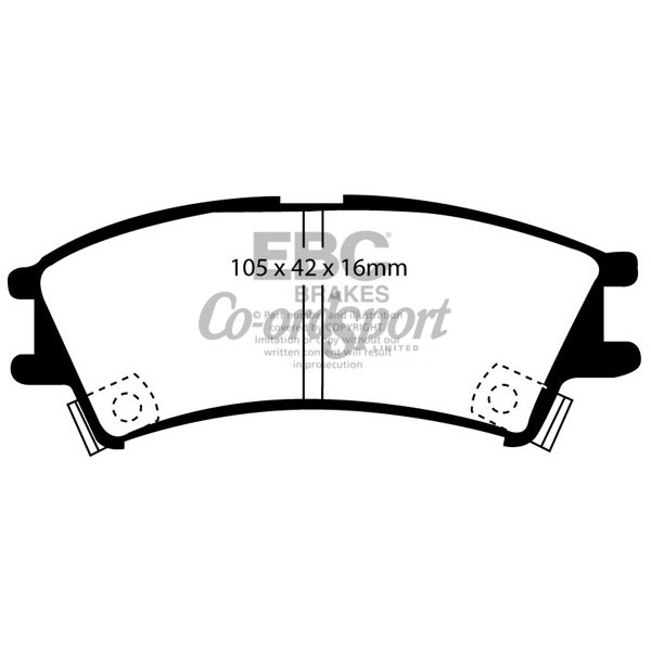 EBC Ultimax OEM Replacement Brake Pads image