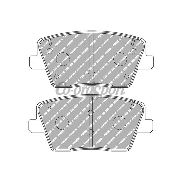 Ferodo DS2500 Rear Brake Pads Hyundai i30 Kona image