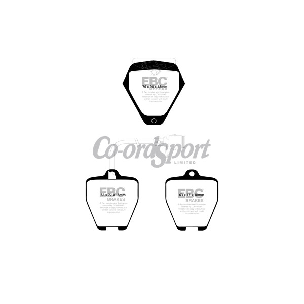 EBC Ultimax OEM Replacement Brake Pads image