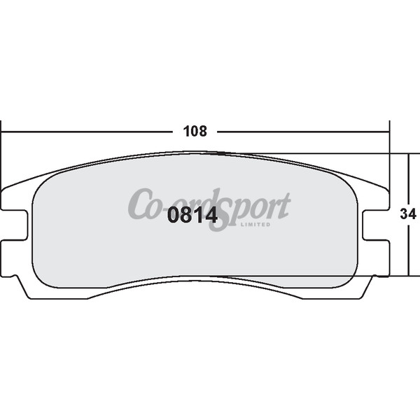 PFC 814 Carbon Metallic Brake Pad Set image