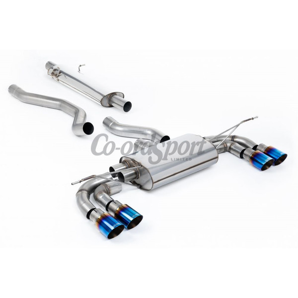 Milltek Exhaust - OPF GPF Back System with GT-90 Burnt Titanium T image