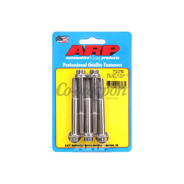 ARP 5/16-24 x 2.750 12pt SS bolts image
