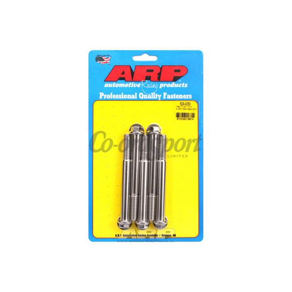 ARP 7/16-14 X 4.250 hex 1/2 wrenching SS bolts image