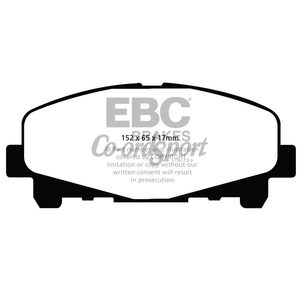 EBC Ultimax OEM Replacement Brake Pads image