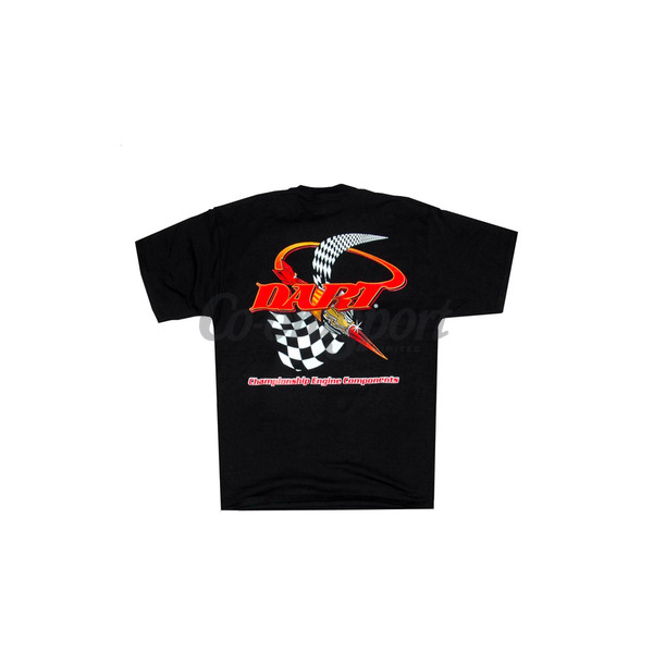 DART APPAREL Black Dart Championship Flag T-shirt image
