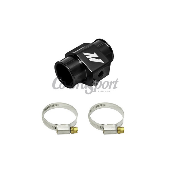 Mishimoto Water Temperature Sensor Adapter - 34mm - Black image