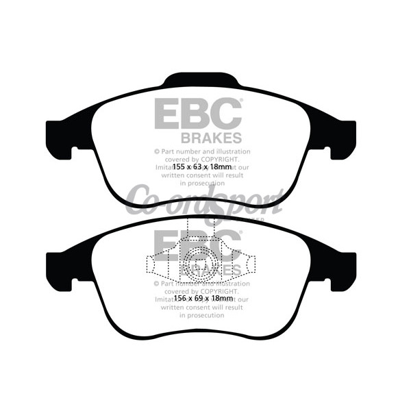 EBC Ultimax OEM Replacement Brake Pads image