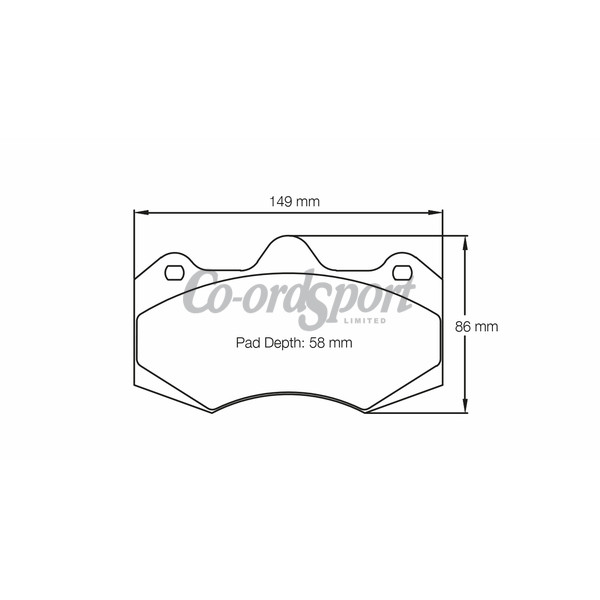 Pagid racing brake pads - RSL1 image