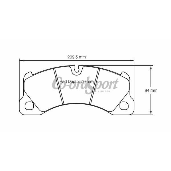 Pagid racing brake pads -RSC3 image