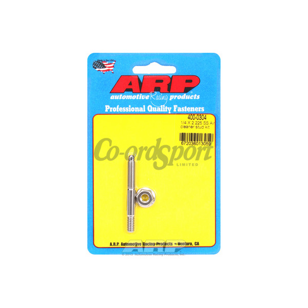 ARP 1/4 x 2.225 SS air cleaner stud kit image